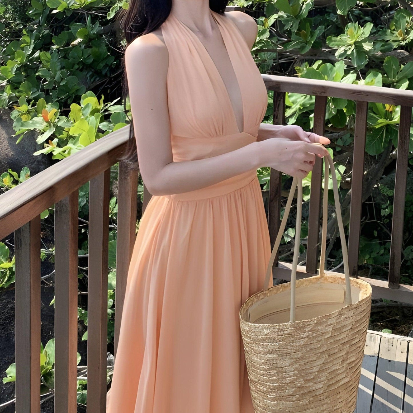 Lino De Gasperi - Елегантна макси рокля с халтер