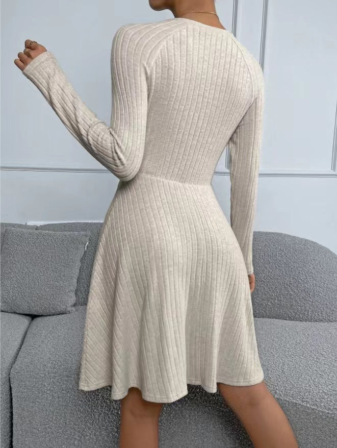 Lino De Gasperi - Long Sleeve Fleece Dress
