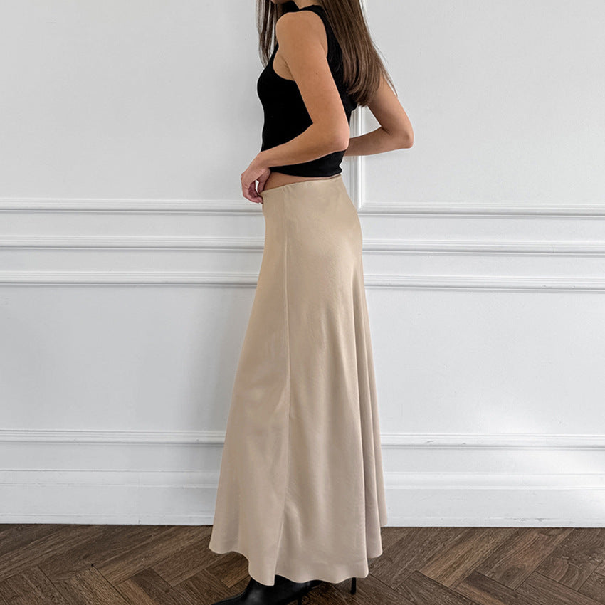 Lino De Gasperi - Khaki High Waist Skirt