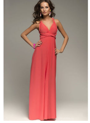 Lino De Gasperi - Women's Backless Bandage Maxi Dress