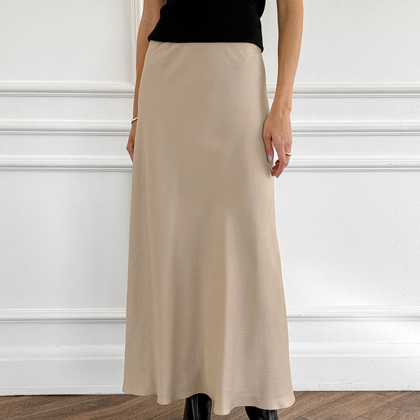 Lino De Gasperi - Khaki High Waist Skirt