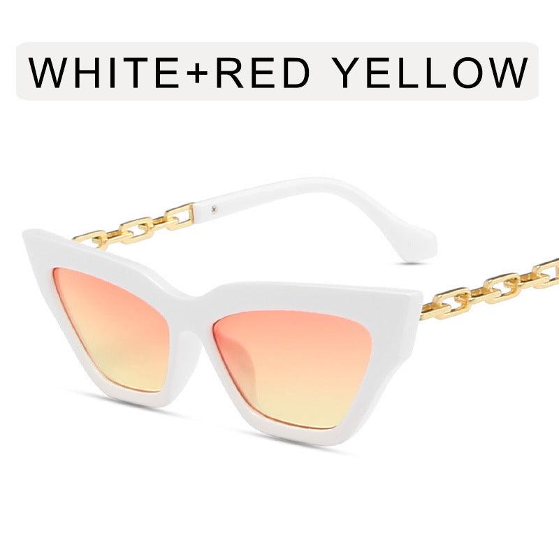 Lino De Gasperi - Cat Eye Chain Sunglasses