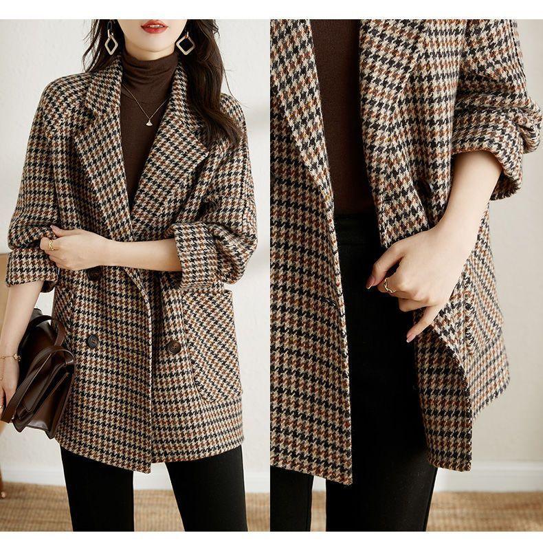 Lino De Gasperi - Checkered Woolen Coat