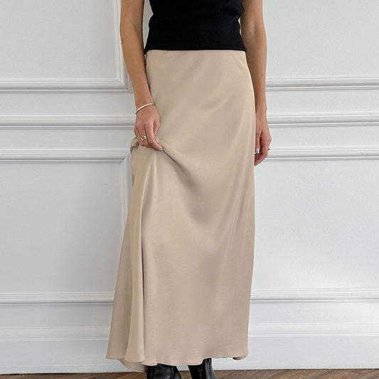 Lino De Gasperi - Khaki High Waist Skirt