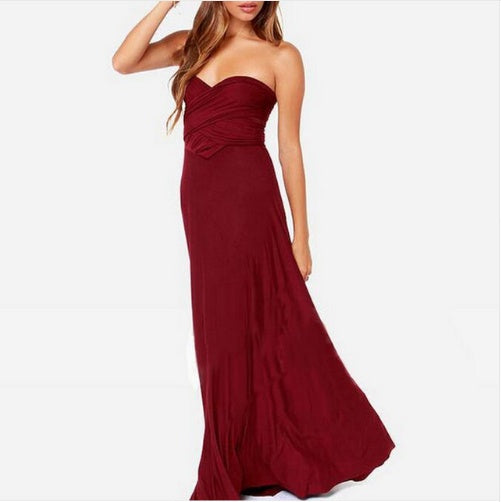 Lino De Gasperi - Women's Backless Bandage Maxi Dress