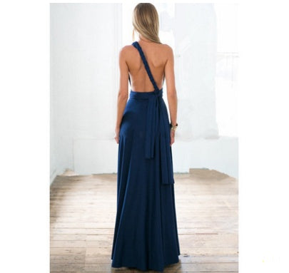 Lino De Gasperi - Women's Backless Bandage Maxi Dress
