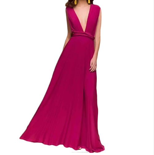 Lino De Gasperi - Women's Backless Bandage Maxi Dress