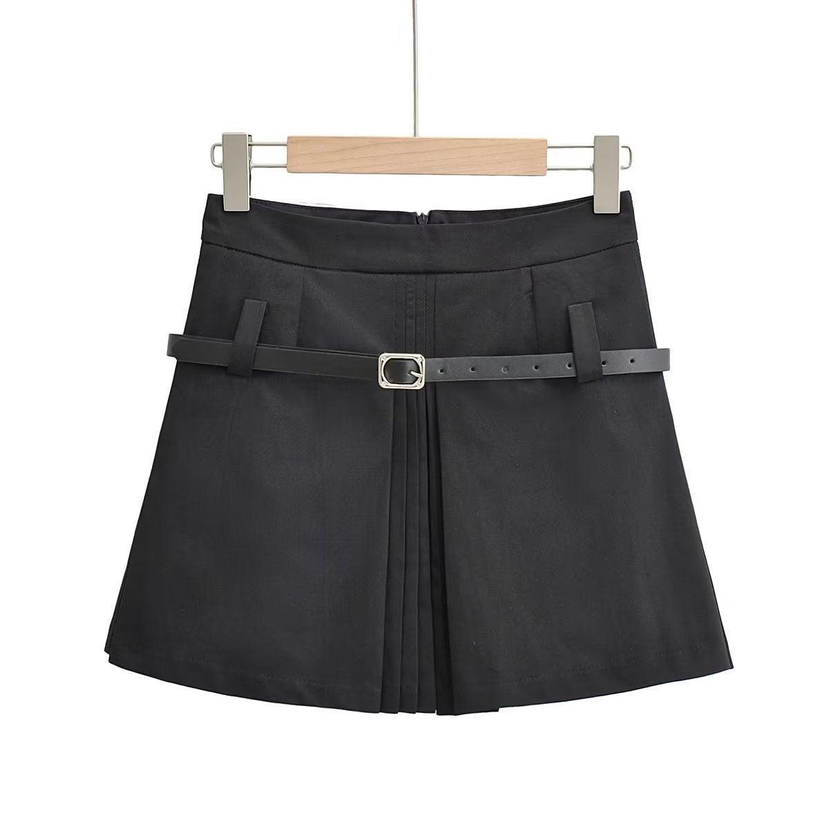 Lino De Gasperi - High-Waist Pleated Skirt