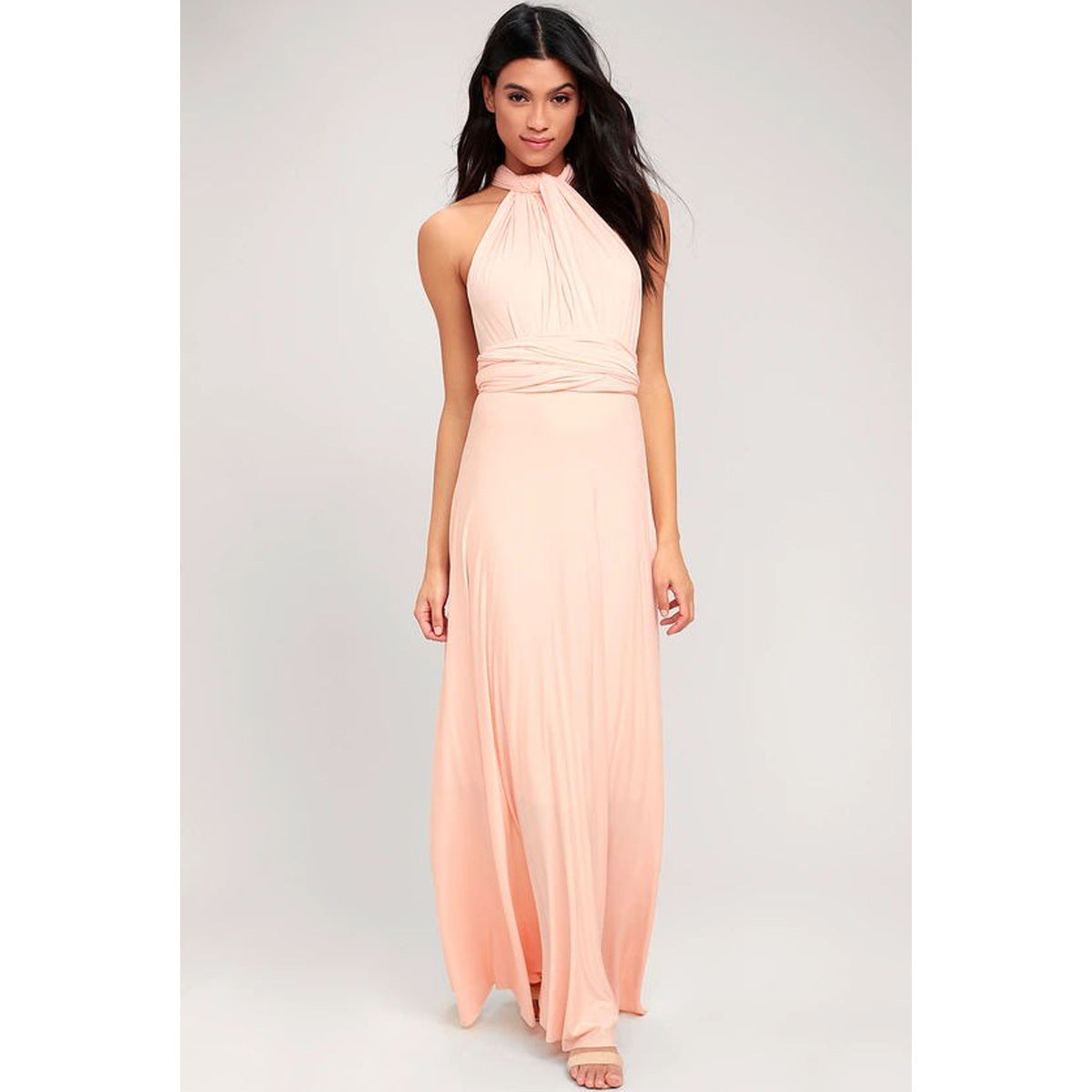 Lino De Gasperi - Women's Backless Bandage Maxi Dress