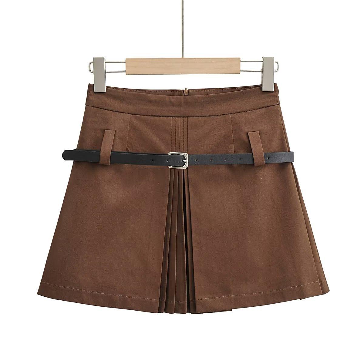 Lino De Gasperi - High-Waist Pleated Skirt