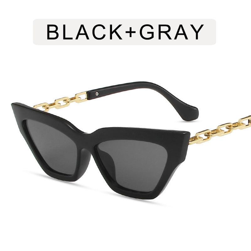 Lino De Gasperi - Cat Eye Chain Sunglasses