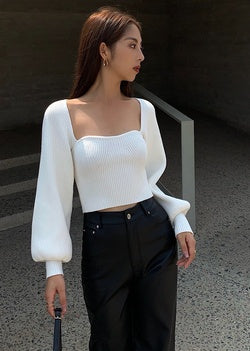 Lino De Gasperi - Square Neck Long Sleeve