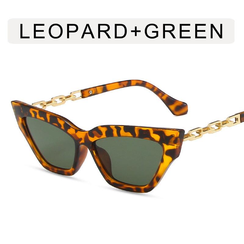 Lino De Gasperi - Cat Eye Chain Sunglasses